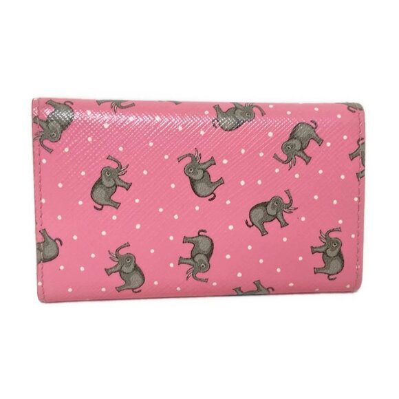 PRADA - Pink Dark Gray Multi PVC Key Case - Picture 2 of 6